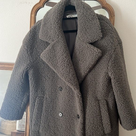 Zara teddy Jacket long - Picture 3 of 6